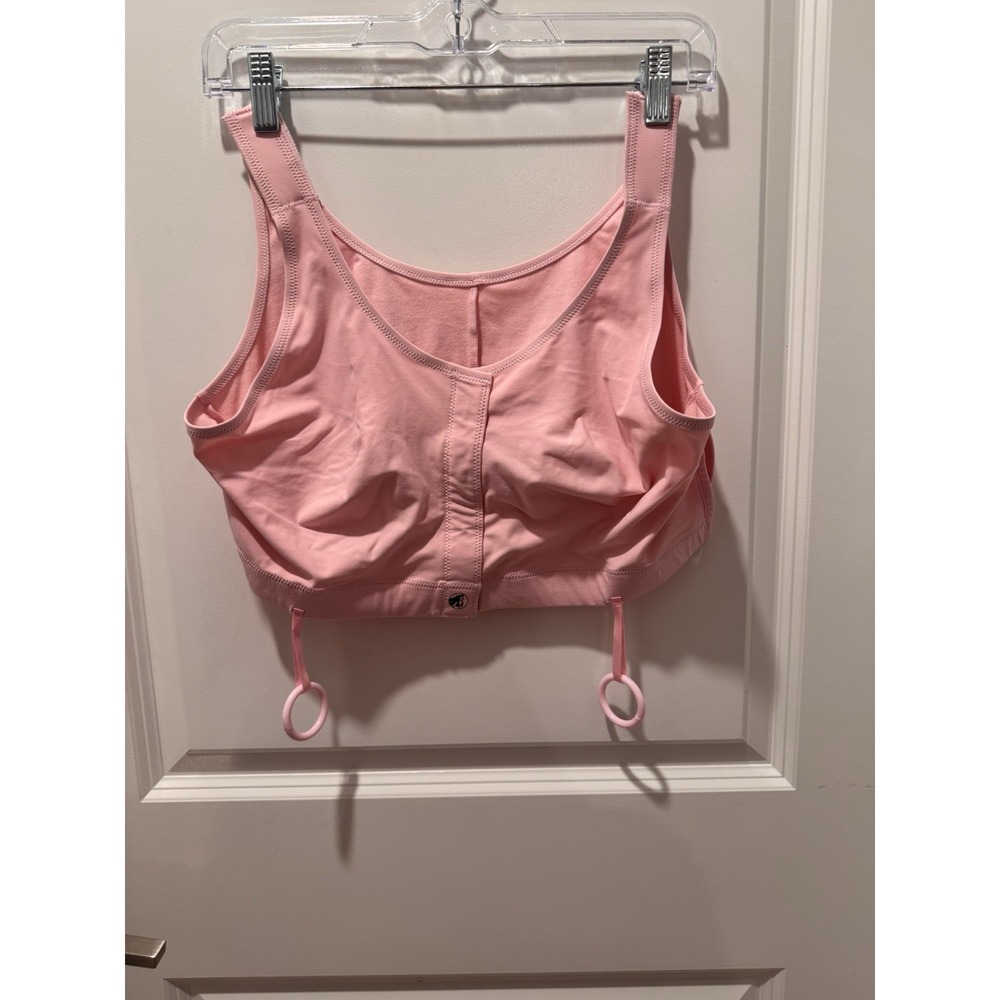Masthead Elizabeth Pink Surgical Bra Women's 2XL Stretch Comfort Drain Loops